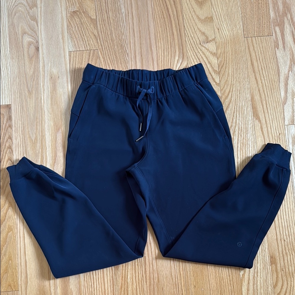 Lululemon Blue Track Pants with Elastic Waistband